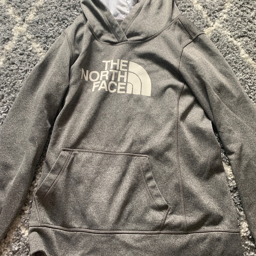 The North Face hooded sweatshirt